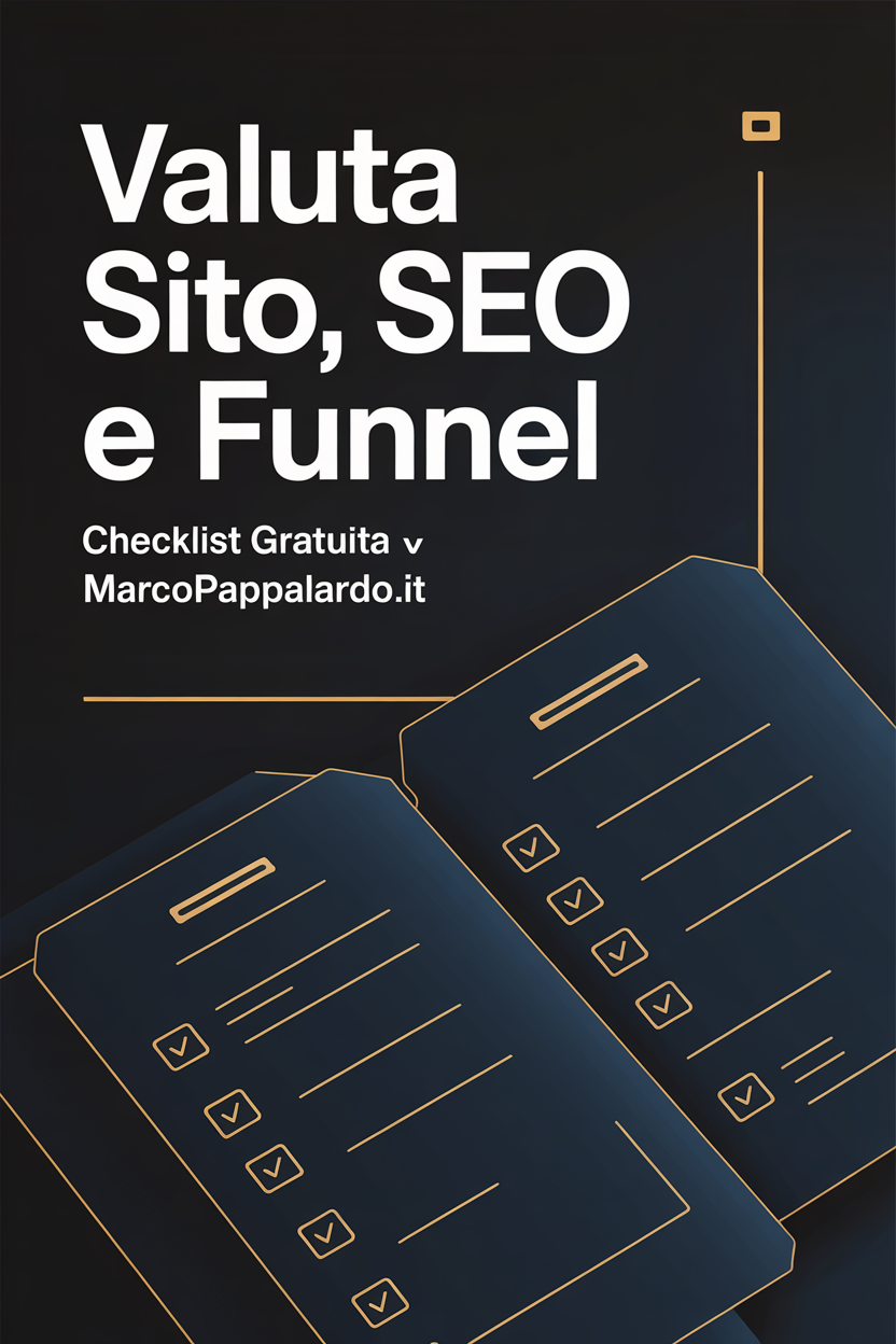 Checklist SEO & Performance — Marco Pappalardo