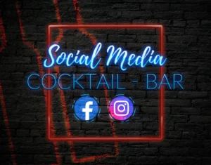 Social Media Cocktail Bar Bartender